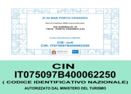 CIN - CODICE IDENTIFICATIVO NAZIONALE